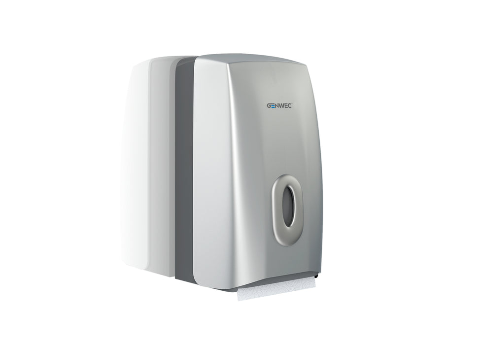 GENWEC GW03 18 01 04 Dispensador de Papel Plateado
