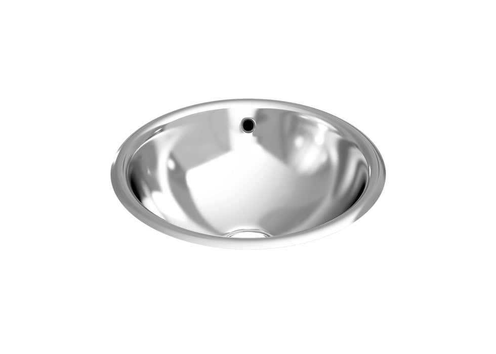 GENWEC GW08 18 04 02 Sink with Overflow 30.5 cm Flat Wing