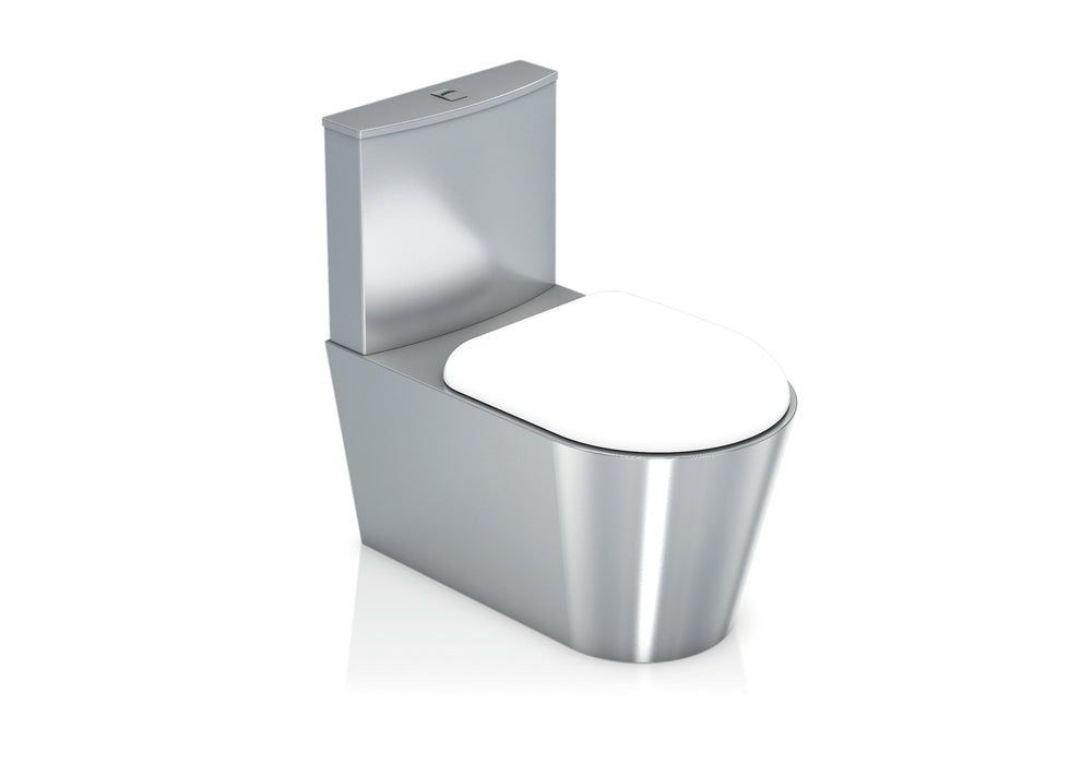 GENWEC GW08 58 04 01 Toilet with Cistern Stainless Steel 304 Satin Satin