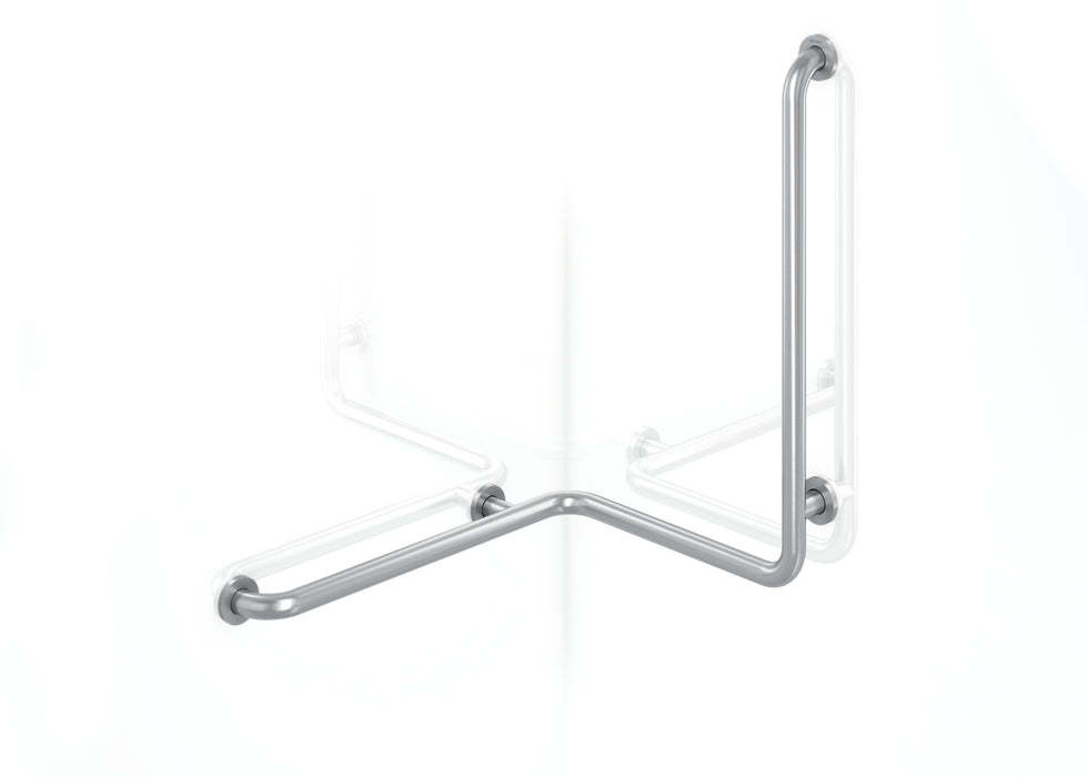 GENWEC GW11 21 04 01 Wall Bar 3 Arms Satin Stainless Steel Right Satin Finish