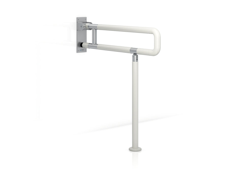 GENWEC GW11 31 09 00 Nylon Folding Bar with Leg 700 mm, Stainless Steel Nylon Base