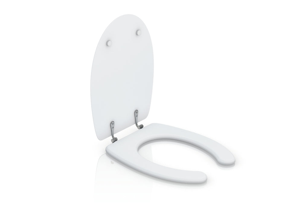 GENWEC GW11 47 01 00 Seat with Hygienic Opening for GW11.42 GW 11.43 White