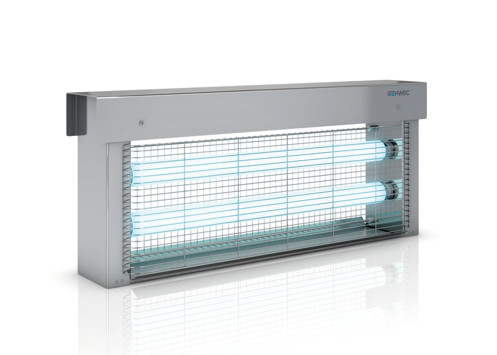 GENWEC GW14 04 04 02 Exterminador Insectos 2x40 W Acero Inox