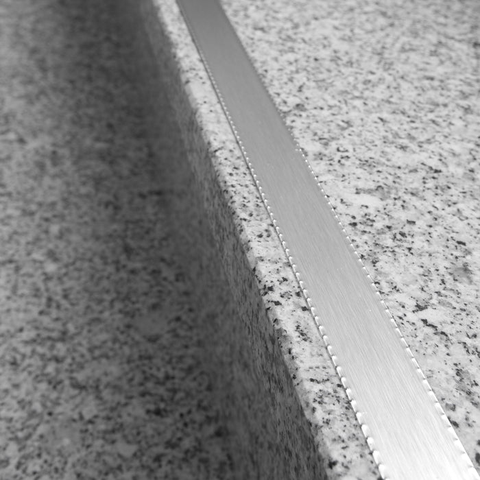 EMAC NOVOPLETINA Perfil Sin Adhesivo Inox Cepillado