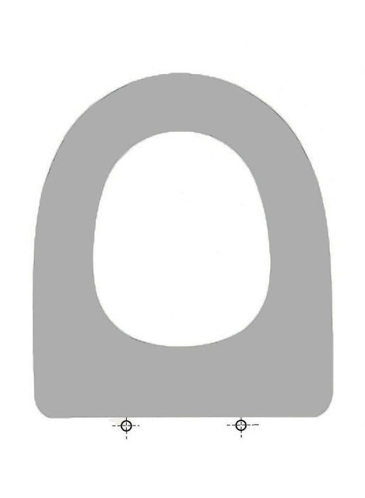 ETOOS 02069108 ODEON Tapa WC Jacob Delafon Blanco