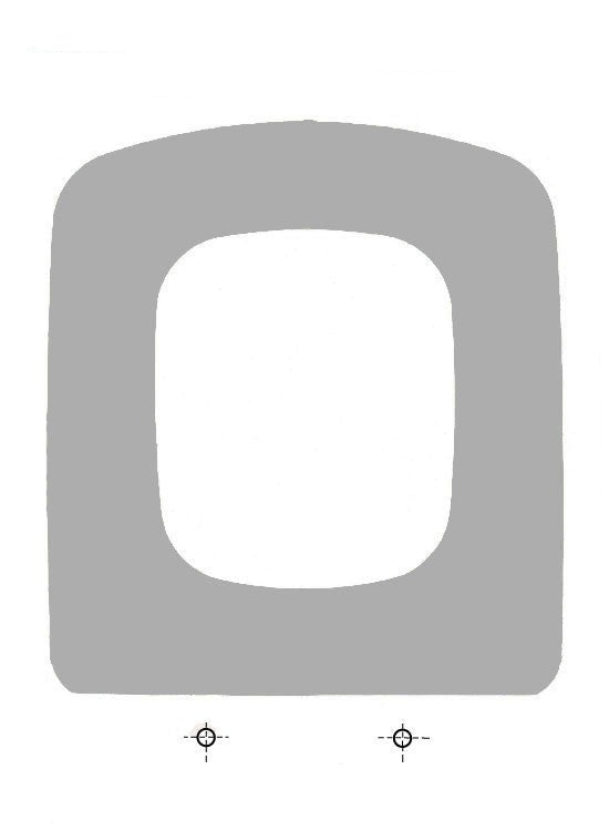 Roca SIDNEY Pergamon Color Toilet Seat Cover - ETOOS 02020013 — Bañoidea
