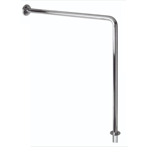 MEDICLINICS BS0010C Barra Ayuda Angulo Pared-Suelo Inox Brillo 5 a 7 Días Mediclinics 