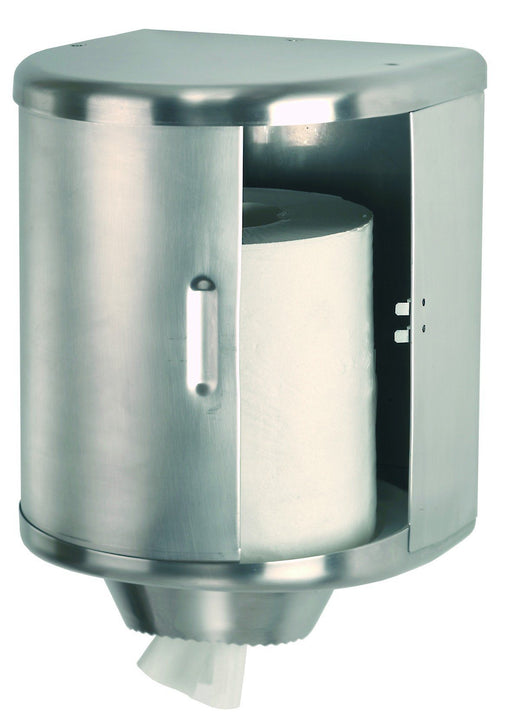 MEDICLINICS DT0303CS Dispensador Papel Toalla Bobina Inox Satinado 5 a 7 Días Mediclinics 