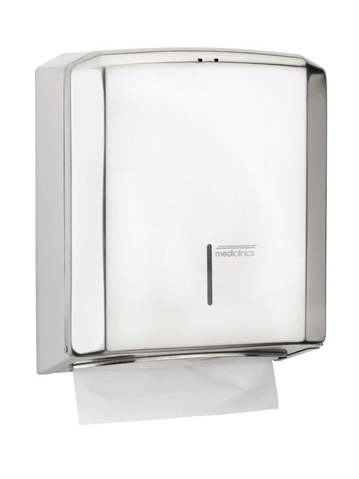MEDICLINICS DT2106C Dispensador Papel Toallas Inox Brillo 5 a 7 Días Mediclinics 