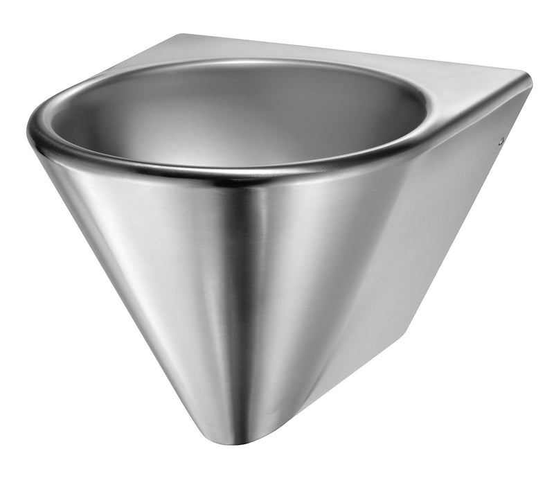 MEDICLINICS SNLM56CS Lavamanos Acero Inox Satinado para Adosar a Pared