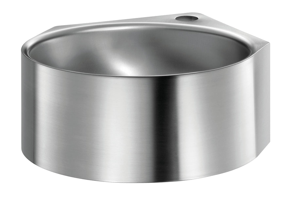 MEDICLINICS SNLM64CS Lavamanos Esquinero Mural Redondo AISI 304 Bacteriostático Satinado