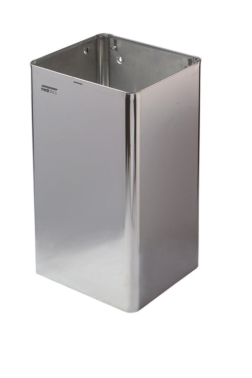 MEDICLINICS PP1065C Papelera abierta acero Brillo 5 a 7 Días Mediclinics 