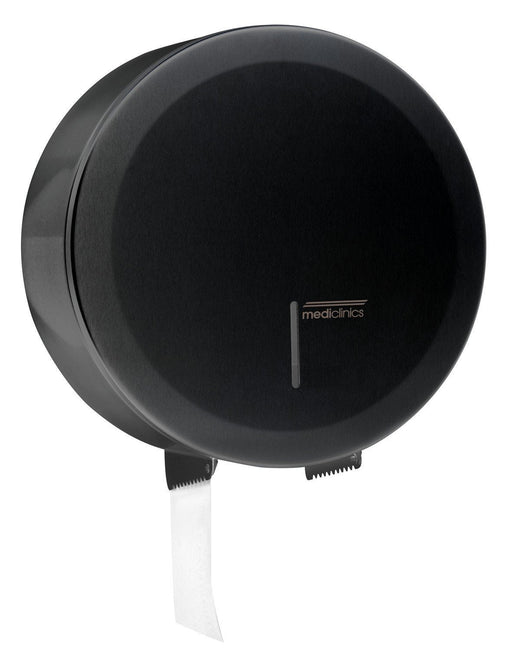 MEDICLINICS PR2787B Dispensador Papel Higiénico Negro 5 a 7 Días Mediclinics 