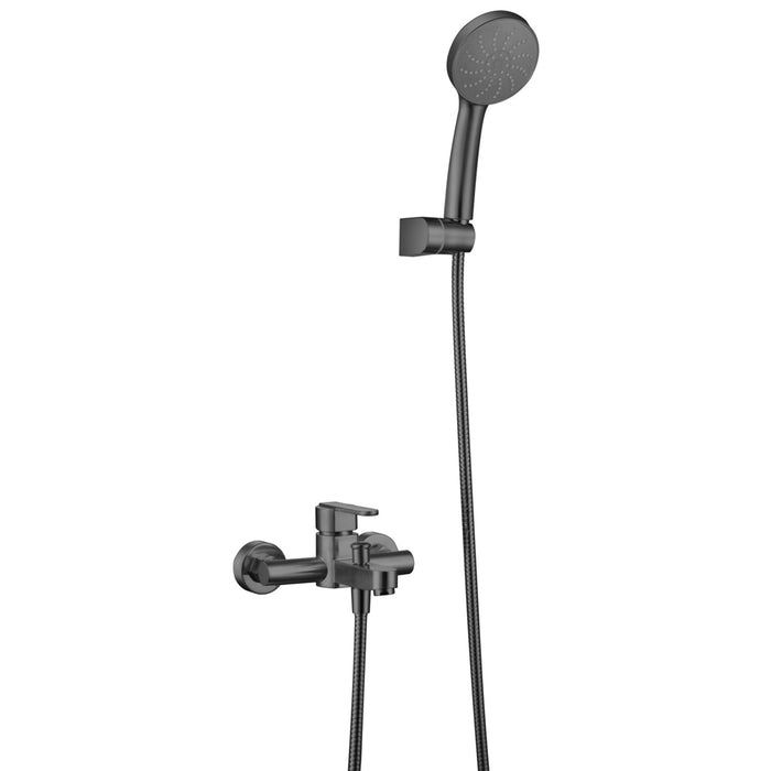 IMEX BDR001-4NG ROMA Kit Baño / Ducha Monomando Negro Mate