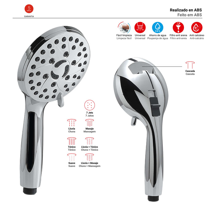 GEDY GYHS1030960 TECH 09 Chrome Showerhead