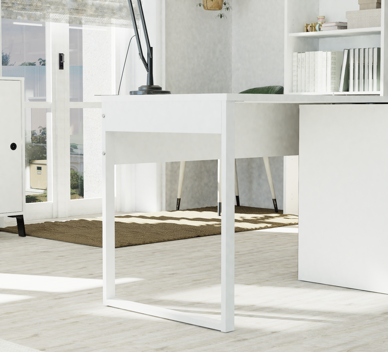 MUEBLES PITARCH Mesa Nexus Blanco Atlas/pata blanca