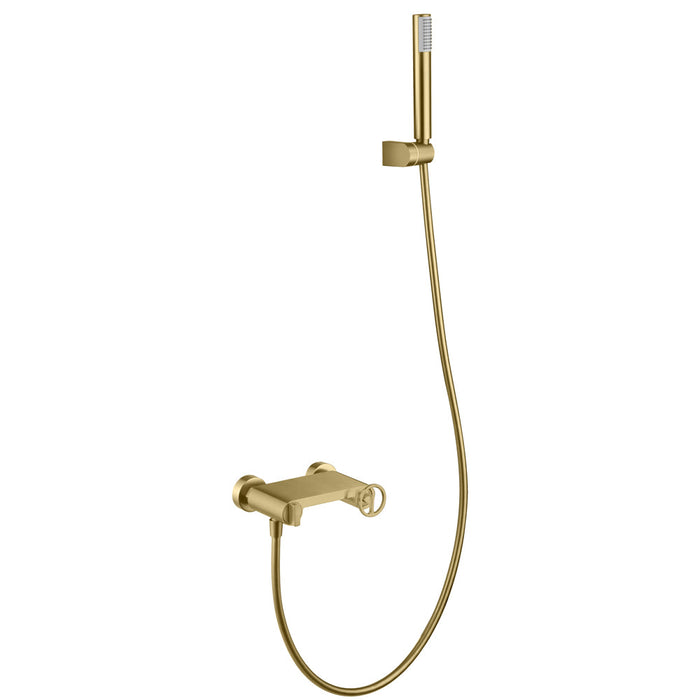 IMEX BDC033-5OC OLIMPO Brushed Gold Single-Handle Shower Kit