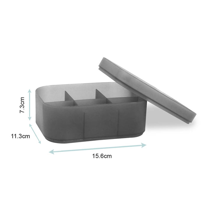 NADI 10SP1402 KOREA STACKABLE Plastic Stackable Gray 15.6 x 11.3 x 7.3 cm Separators