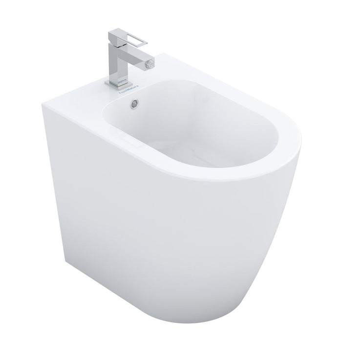 FOSSIL NATURA 00437 NÁPOLES Bidé a Suelo Altura Confort Blanco Brillo