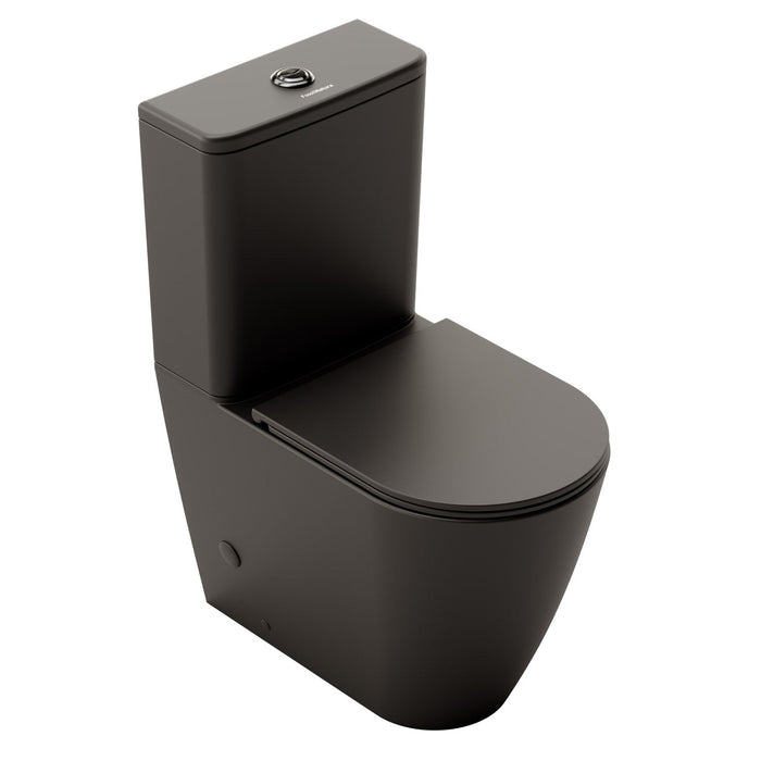 FOSSIL NATURA 01244 NÁPOLES Complete Rimless Toilet Comfort Height Matte Black