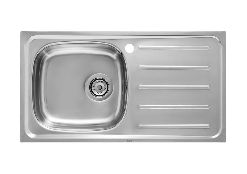 ROCA A870H30901 E-90 Fregadero Con Escurridor Derecha Montaje Sobremueble 24/48 Horas ROCA 