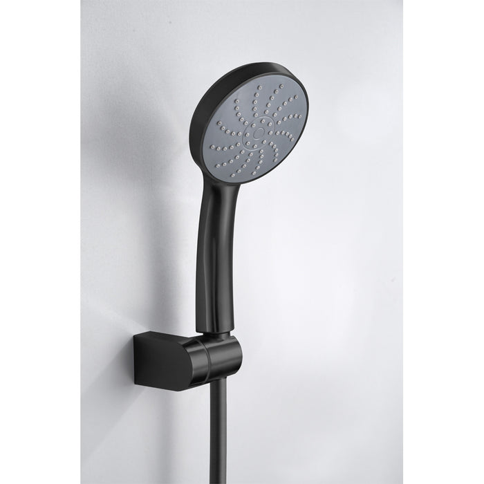 IMEX BDR001-4NG ROMA Kit Baño / Ducha Monomando Negro Mate