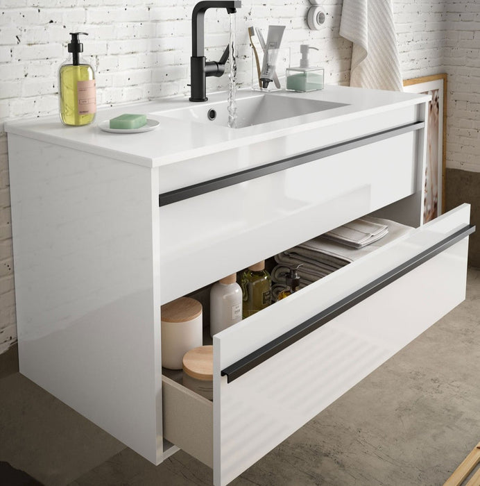 SALGAR ATTILA Mueble+Lavabo 60 cm Blanco Brillo