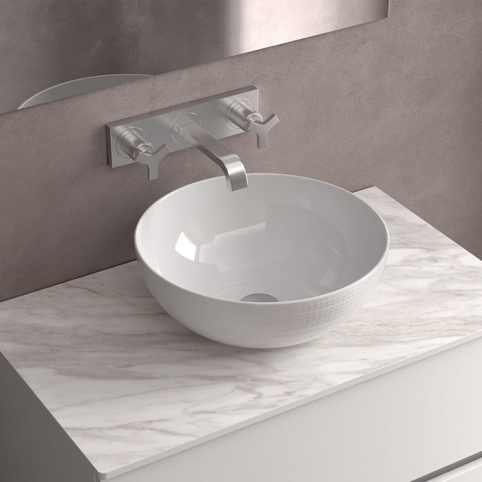 SALGAR 21854 SEDUCTION Countertop Washbasin White Porcelain