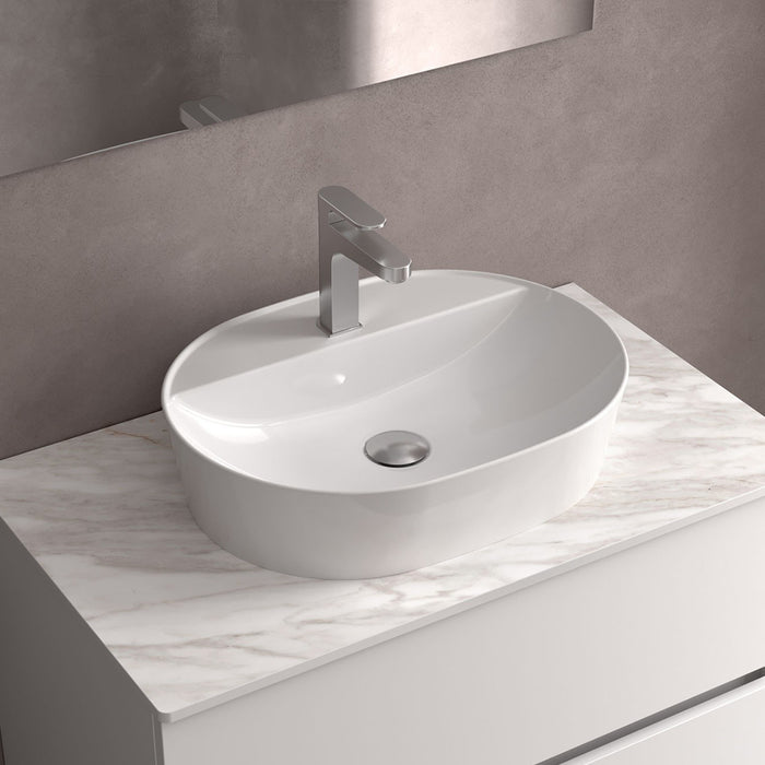 SALGAR 24553 VARMEGA Countertop Washbasin White Porcelain