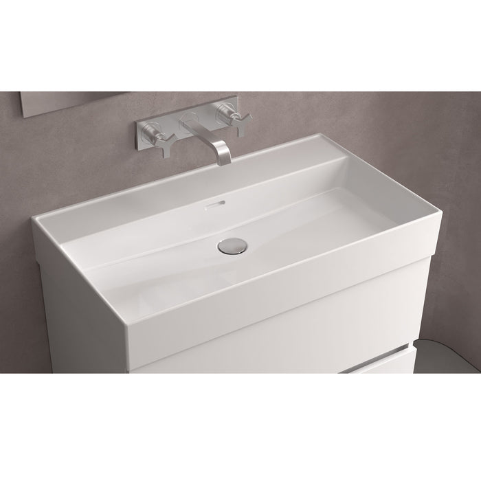 SALGAR 85911 VENETO Sink Porcelain Sink 100 cm Without Tap Hole White