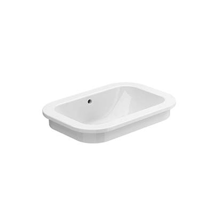 SANITANA NEXO Built-in Washbasin 56 Without Tap Hole Glossy White