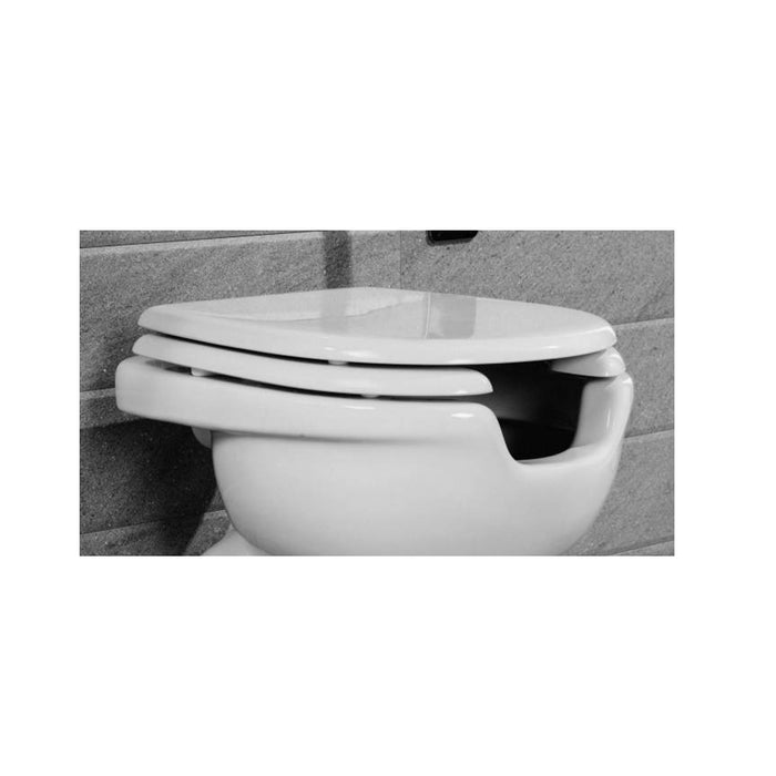 VALADARES 50221000 PMR Toilet Seat with Front Opening Normal Drop White