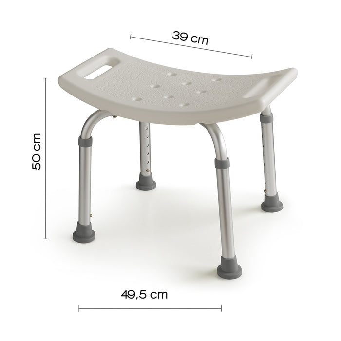 GEDY 10720200000 FRIEND Adjustable Stool White