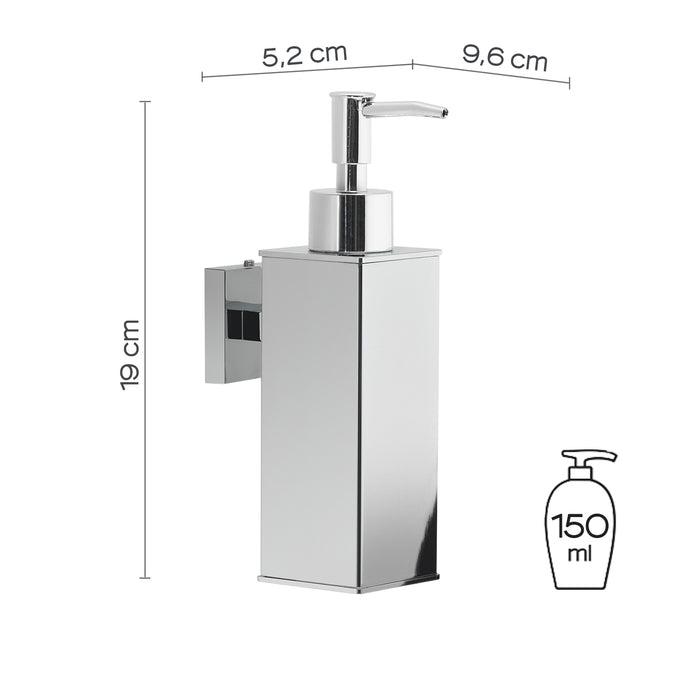 GEDY 20791300000 SEAL Square Soap Dispenser