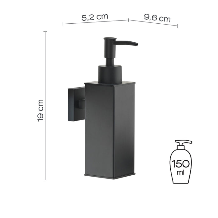 GEDY 20791400000 SEAL Square Soap Dispenser