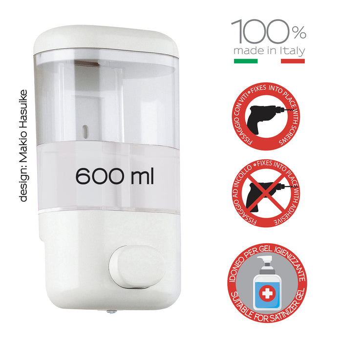 GEDY 22910200300 PUSH PRO Gel Soap Dispenser