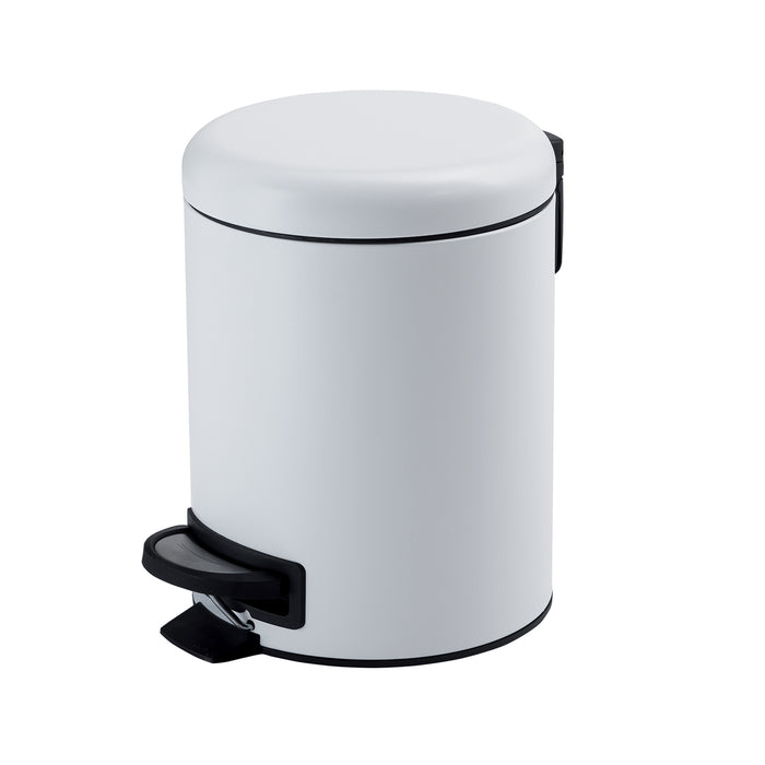 GEDY 32090200000 POTTY Trash Can With Lid 3L Matte White