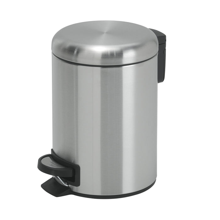 GEDY 32093800000 POTTY Trash Can With Lid 3L Brushed