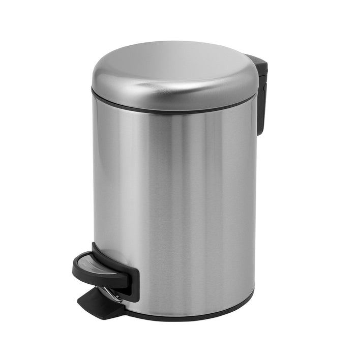 GEDY 33093800000 POTTY Trash Can With Lid 5L Brushed