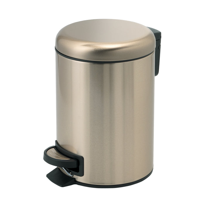 GEDY 33098700000 POTTY Trash Can With Lid 5L Matte Gold