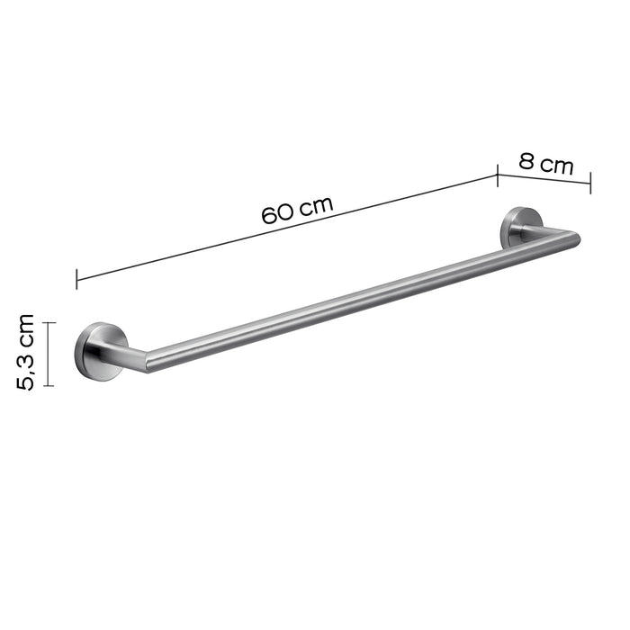 GEDY 50216038000 PROJECT Towel rack 60 cm Brushed