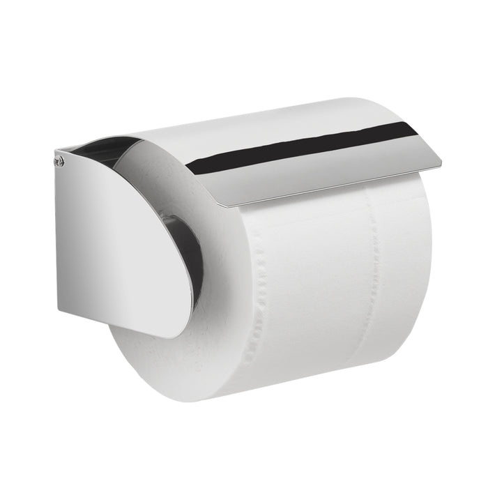 GEDY 50251300000 PROJECT Toilet Roll Holder With Chrome Lid