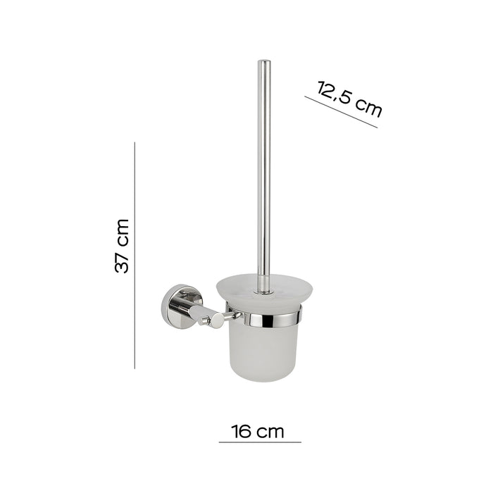 GEDY 50331300003 PROJECT Wall Toilet Brush Holder Chrome