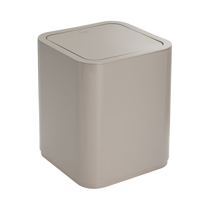 GEDY 63096600900 SEVENTY Trash Can With Lid 8 Liter Beige