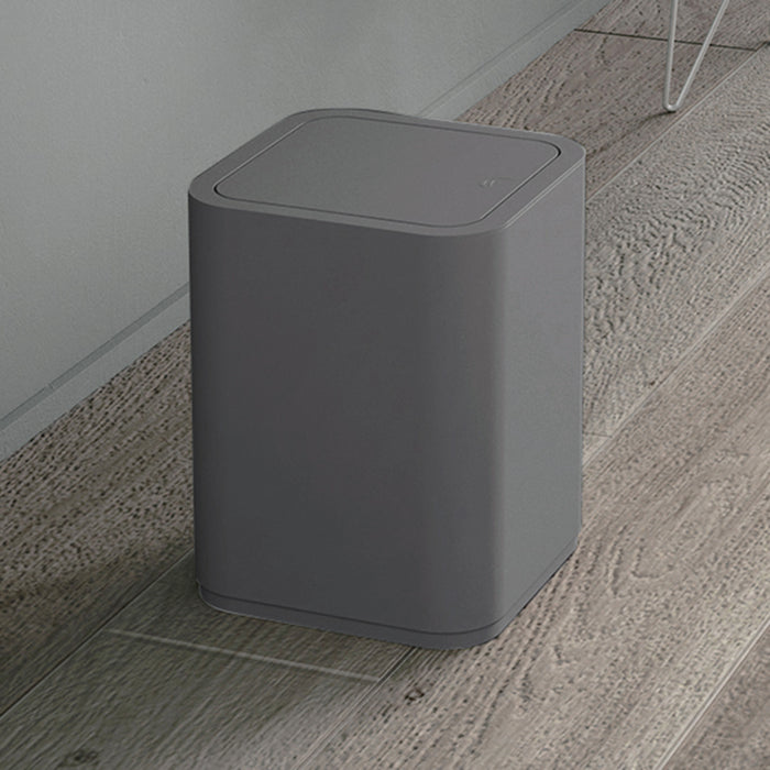 GEDY 63090800900 SEVENTY Trash Can With Lid 8 Liter Gray