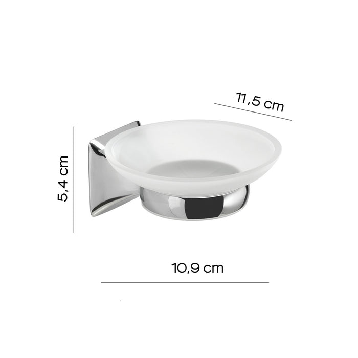 GEDY CE111300100 CERVINO Chrome Soap Dish