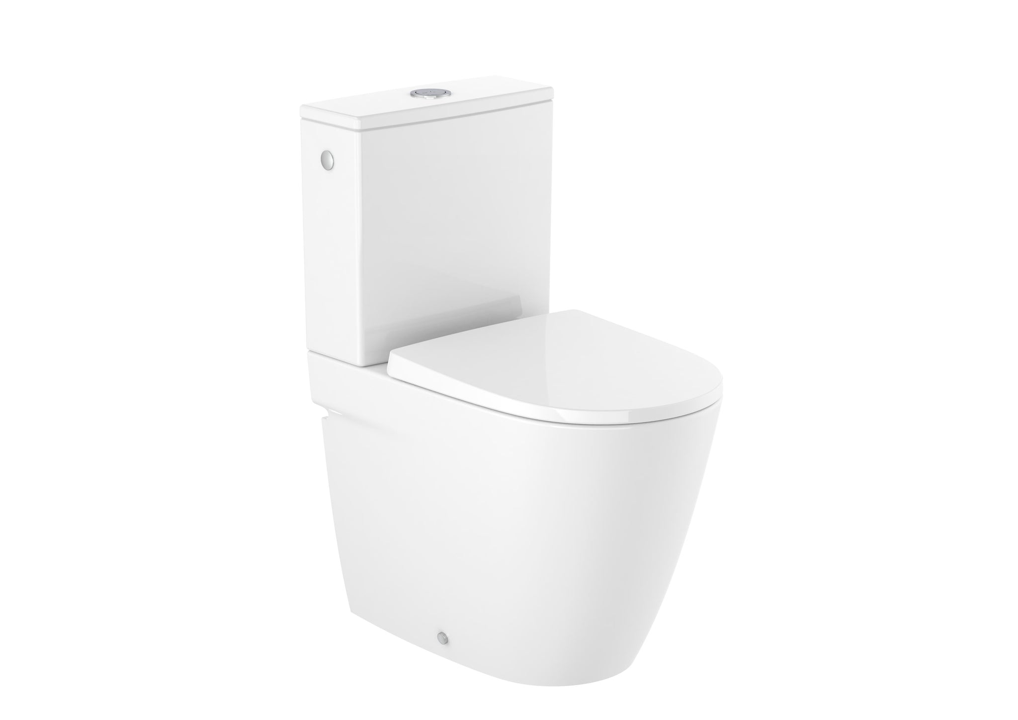 Inodoro Roca Rimless Inodoro ROCA ONA Rimless Suspendido 530mm - Blanco Brillo — Bañoidea