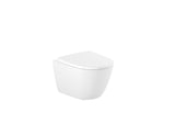 ROCA ONA Compact Wall-Mounted Rimless Toilet With Seat