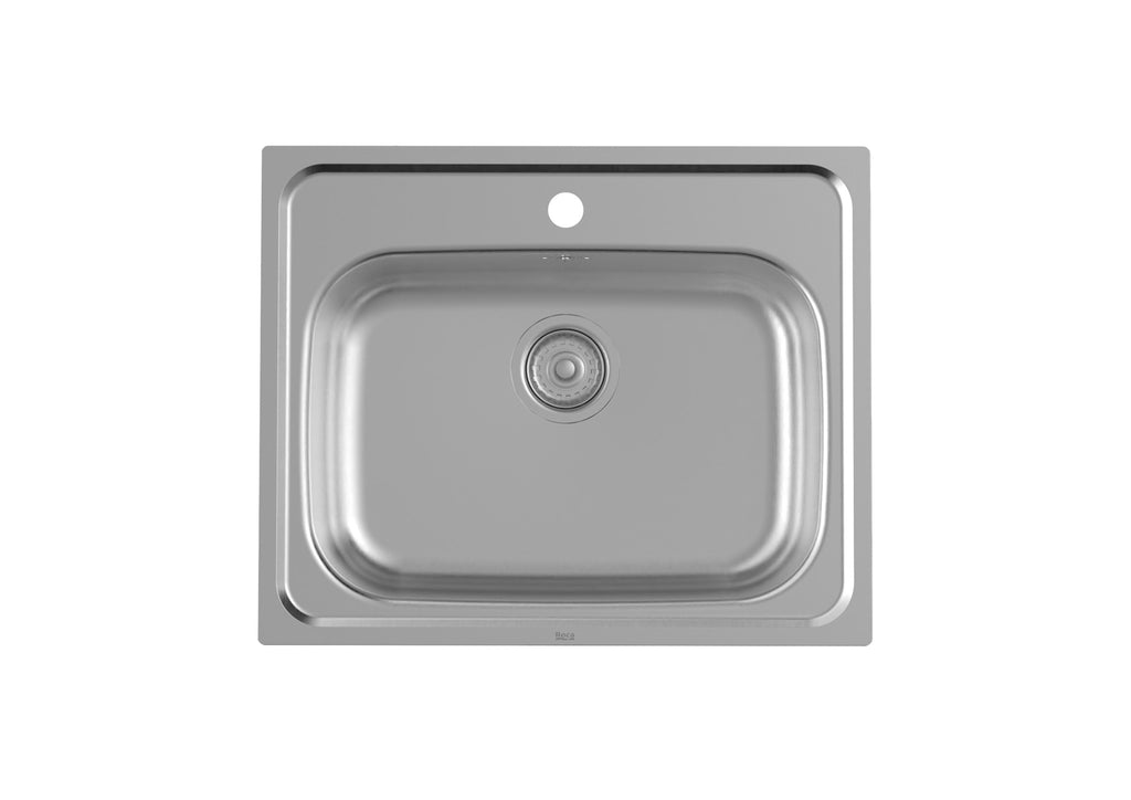 Fregadero ROCA VICTORIA 1 Cubeta Escurridor 80 cm Acero Inoxidable ...