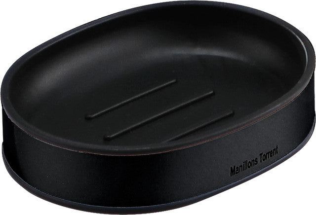 MANILLONS TORRENT 01710081 Matte Black Tabletop Soap Dish